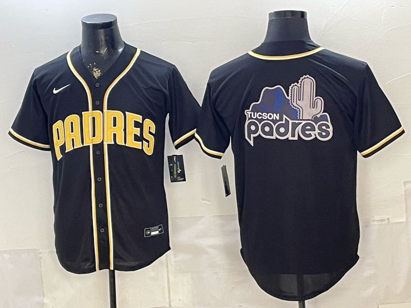Men San Diego Padres blank Nike black MLB Jersey 05220011->san diego padres->MLB Jersey
